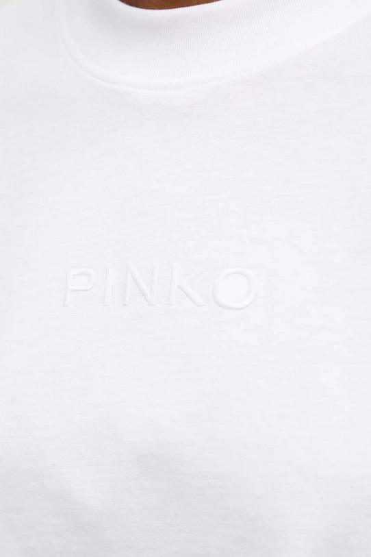 Pinko t-shirt bawełniany 104187.A251 biały