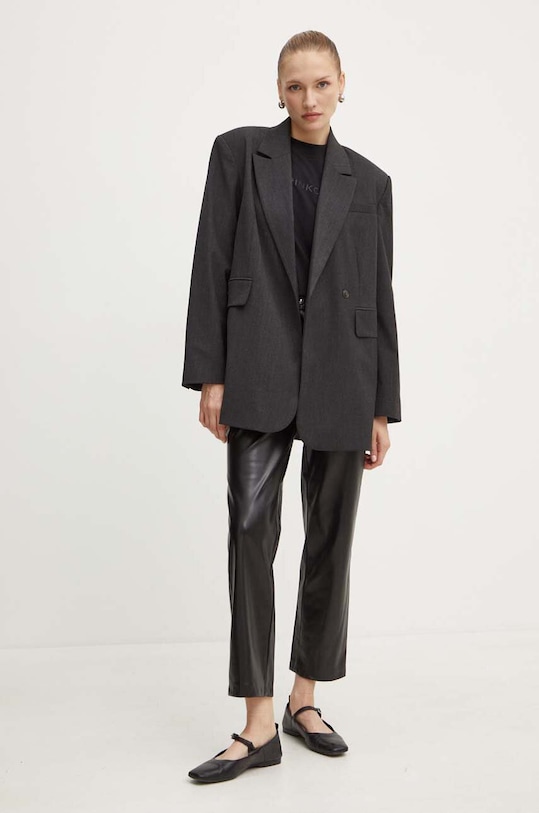 Pinko t-shirt bawełniany 104187.A251 czarny AW24