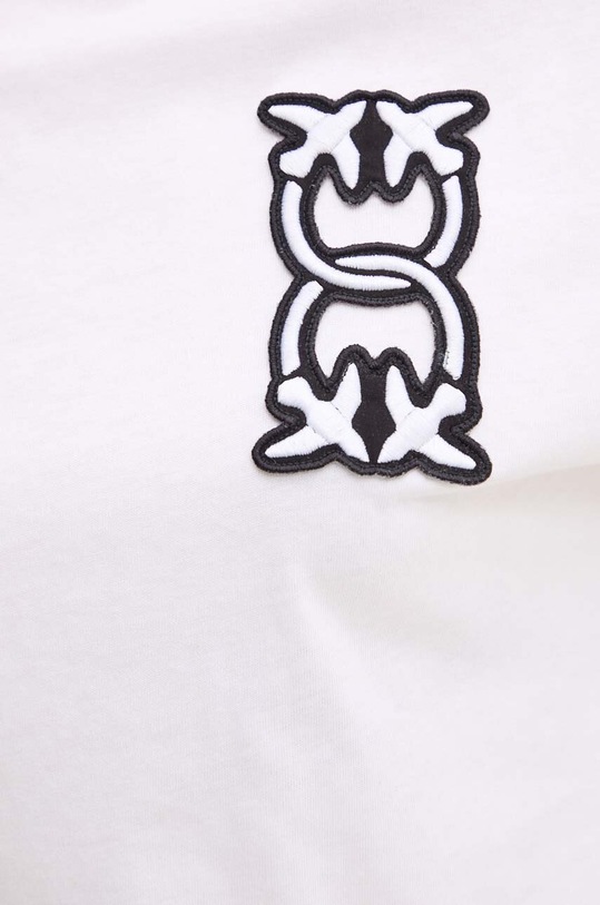 Bavlněné tričko Pinko 104043.A23D bílá