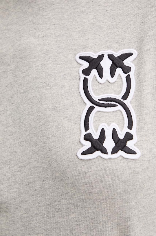 Pinko tricou din bumbac 104043.A23D gri