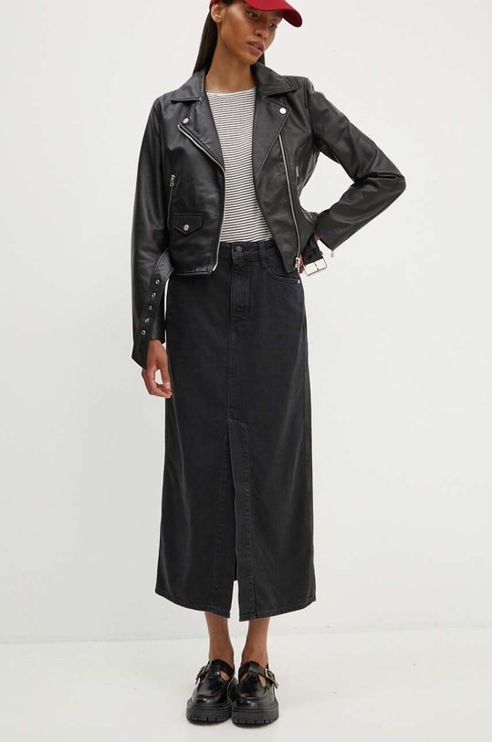 Marc O'Polo tricou DENIM 5000000080 negru AW24