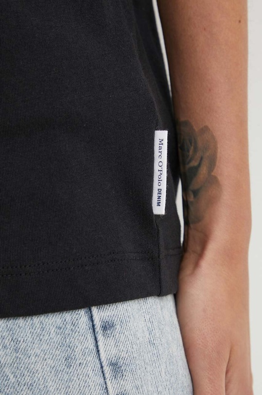 Marc O'Polo tricou din bumbac DENIM negru 5000000079