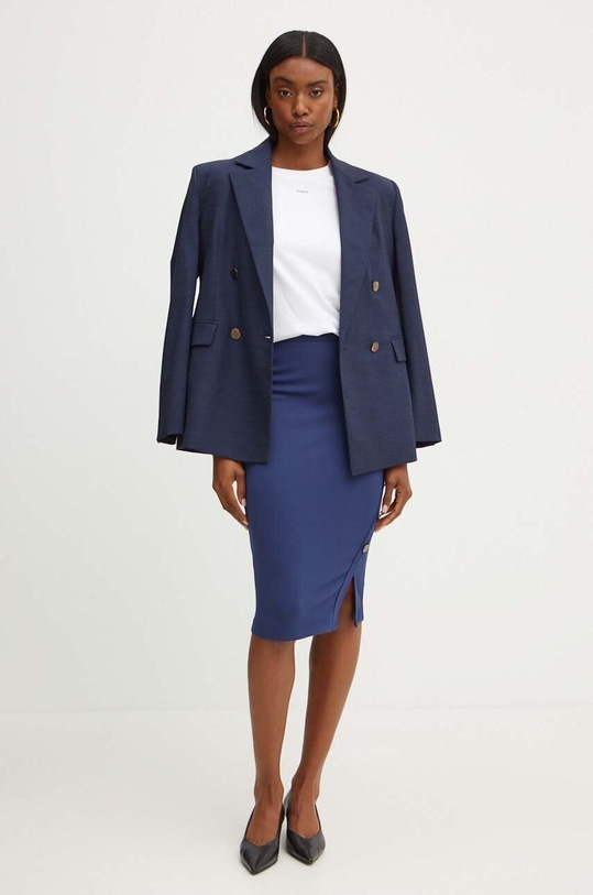 Pinko t-shirt bawełniany 100373.A228 biały AW24