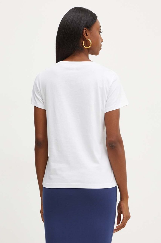 Odzież Pinko t-shirt bawełniany 100373.A228 biały