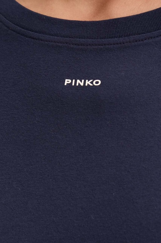Pinko t-shirt bawełniany 100373.A228 granatowy
