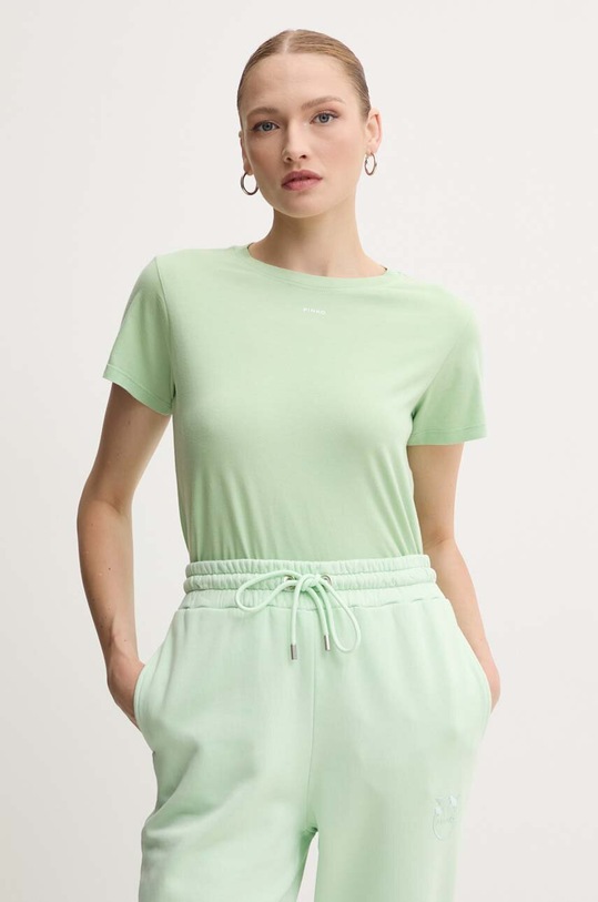 Bavlněné tričko Pinko zelená 100373.A228