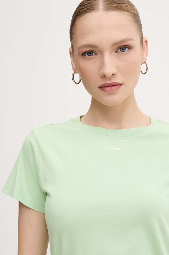 Bavlněné tričko Pinko 100373.A228 zelená