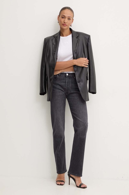 Bavlněné tričko Pinko 100355.A227 bílá AW24