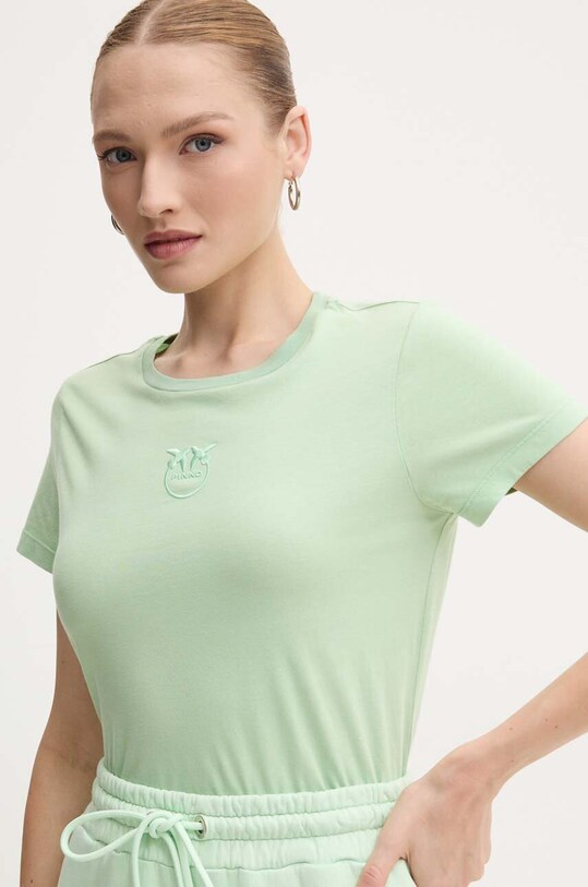 Bavlněné tričko Pinko zelená 100355.A227
