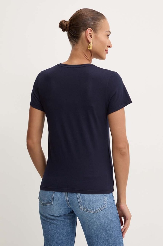 Oblečení Bavlněné tričko Pinko 102950.A228 námořnická modř