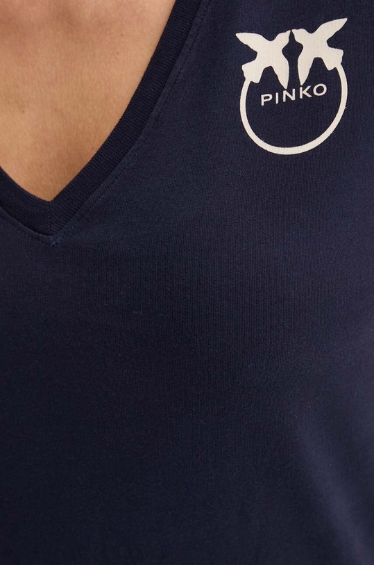 Bavlněné tričko Pinko námořnická modř 102950.A228