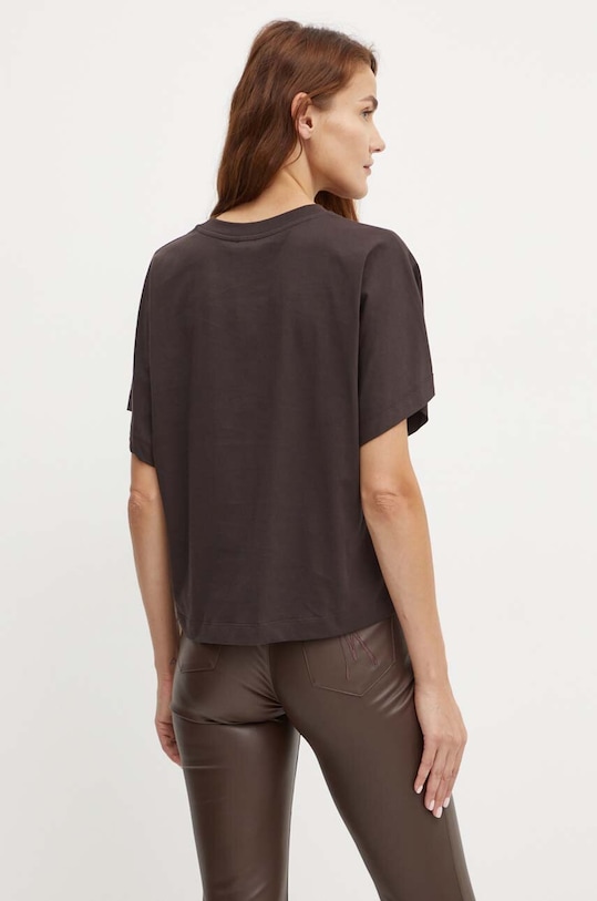 Одяг Бавовняна футболка Pinko 103993.A23Z коричневий