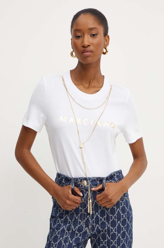 Marciano Guess t-shirt OLIVIA nadruk biały 4YGI16.6138A