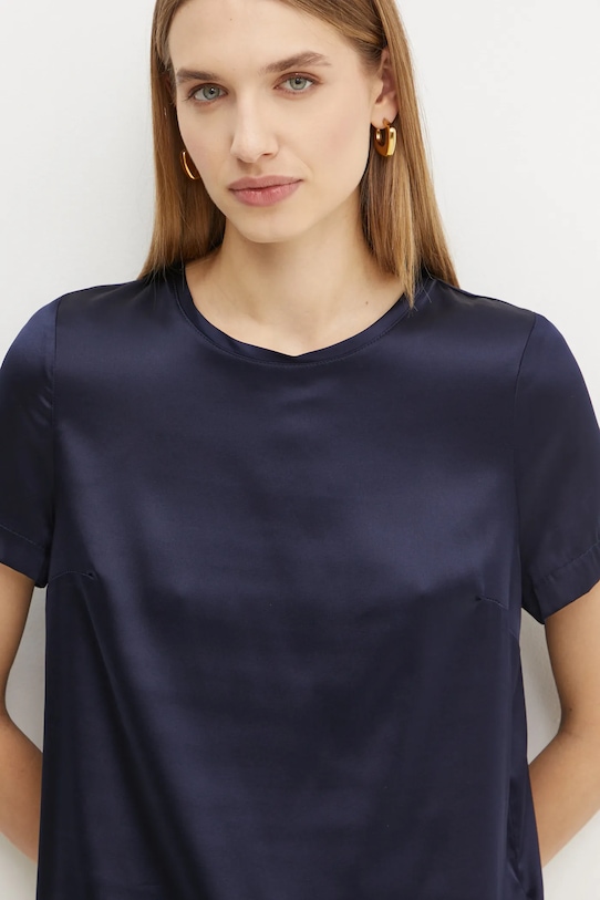 Hedvábná halenka Marciano Guess DENISE námořnická modř 4YGH07.7117A