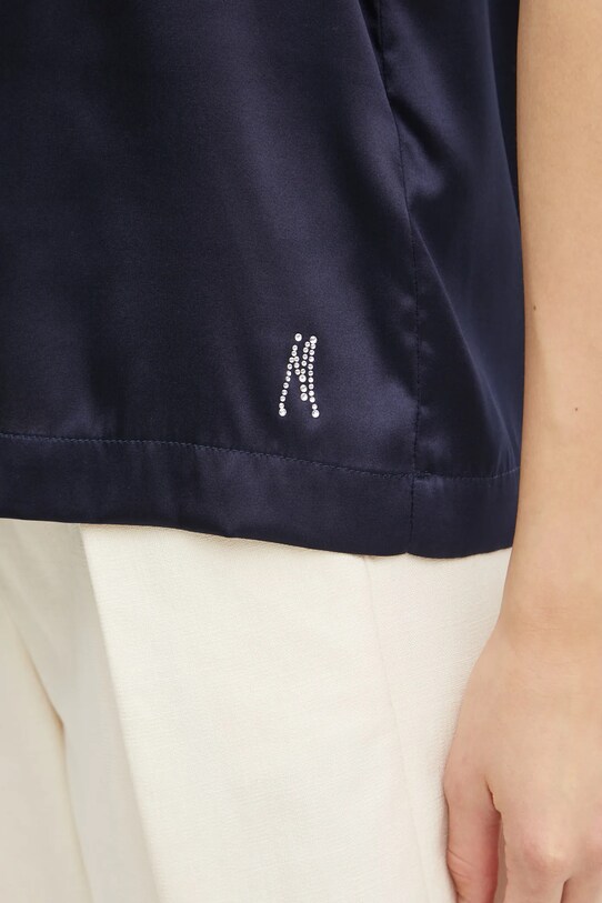 Hedvábná halenka Marciano Guess DENISE 4YGH07.7117A námořnická modř