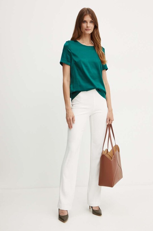 Шовкова блузка Marciano Guess DENISE 4YGH07.7117A зелений SS25