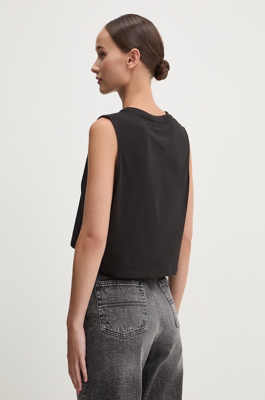 Oblečení Bavlněný top Tommy Jeans DW0DW18422 černá