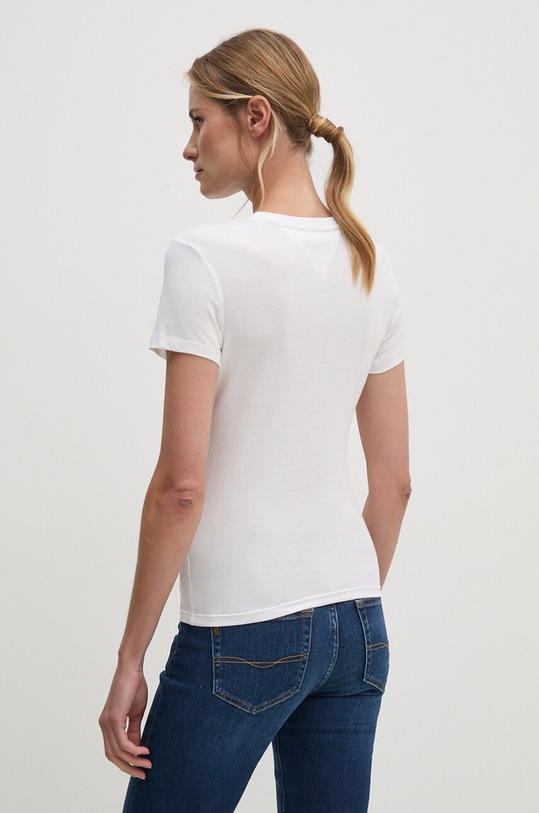 Odzież Tommy Jeans t-shirt DW0DW18397 biały