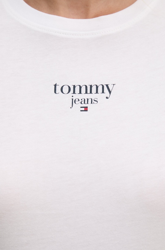 Tommy Jeans t-shirt biały DW0DW18397