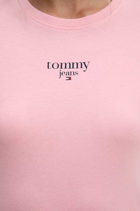 Tričko Tommy Jeans růžová DW0DW18397