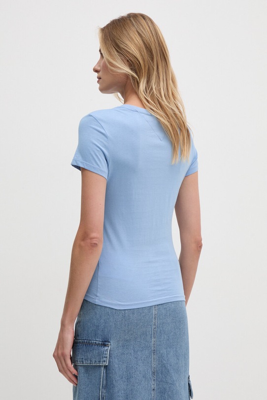 Odzież Tommy Jeans t-shirt DW0DW18397 niebieski