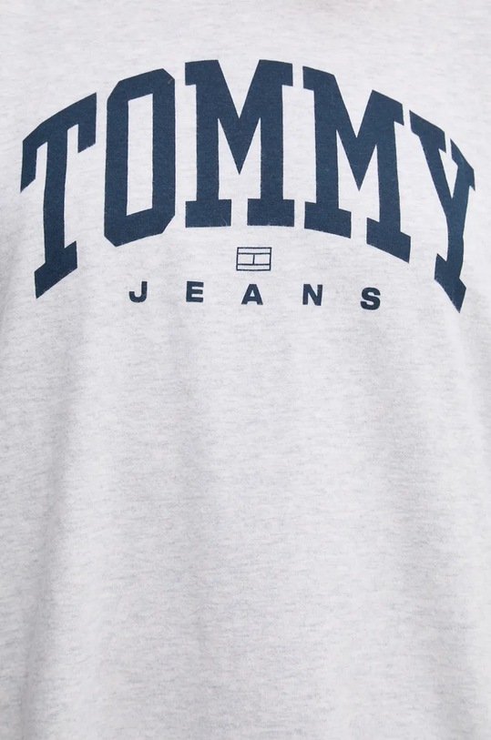 Tommy Jeans t-shirt bawełniany DW0DW18403 szary