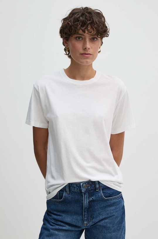 Бавовняна футболка Polo Ralph Lauren бавовна білий 211891561