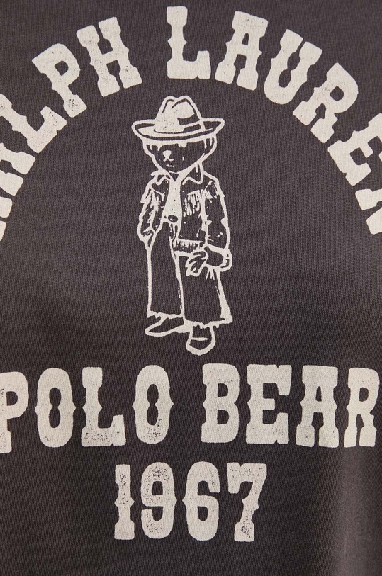 Bavlnené tričko Polo Ralph Lauren sivá 211941221