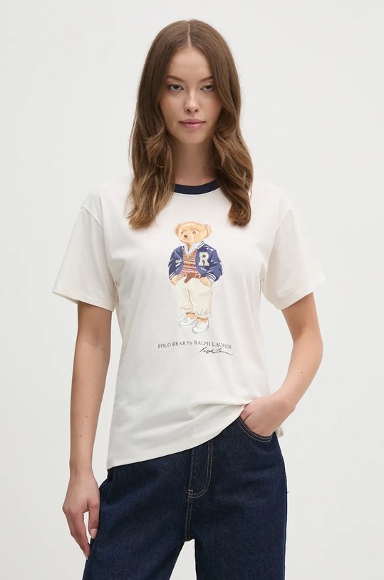 Polo Ralph Lauren cotton t-shirt beige 211941205