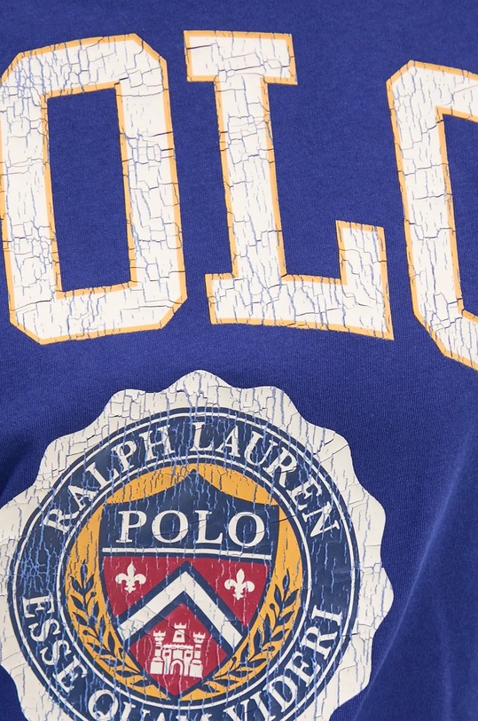 Bavlněné tričko Polo Ralph Lauren 211941206 modrá