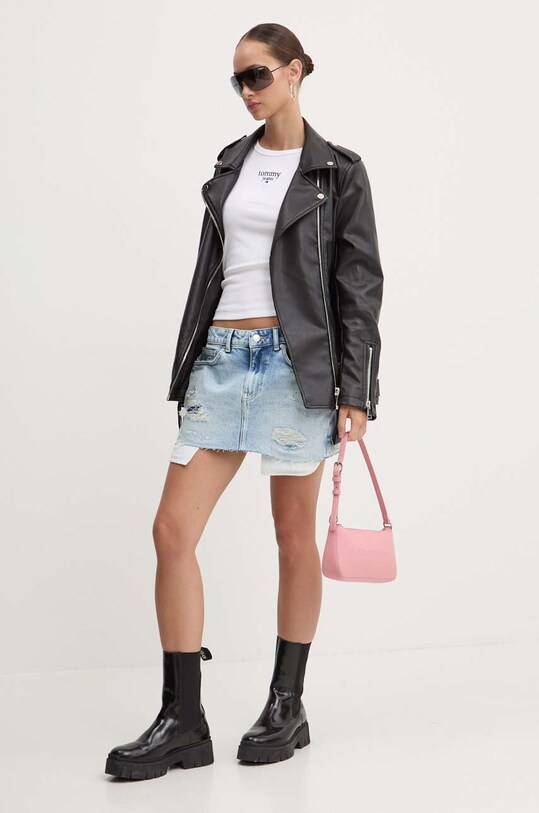Tommy Jeans top DW0DW18408 alb AW24
