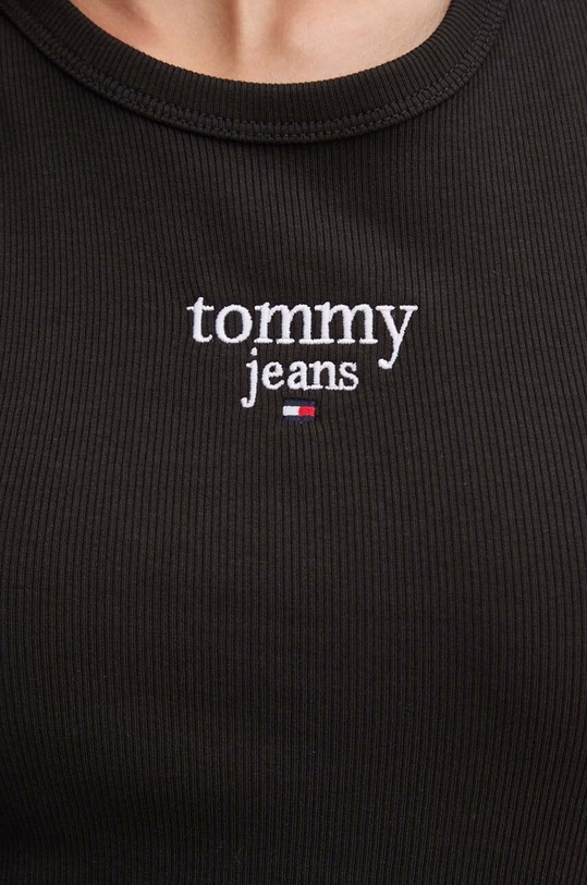 Топ Tommy Jeans DW0DW18408 черен