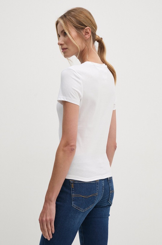 Tommy Jeans tricou din bumbac DW0DW18398 alb NC24