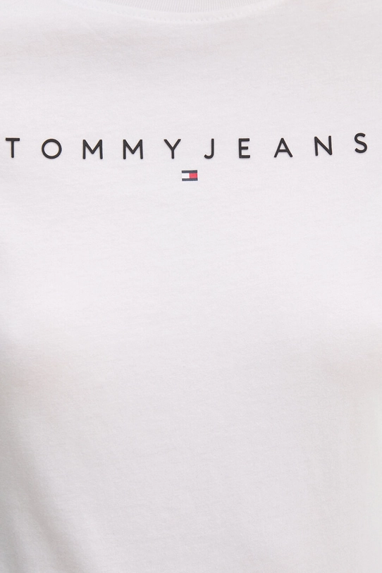 Хлопковая футболка Tommy Jeans белый DW0DW18398