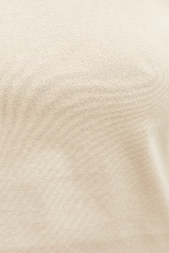 Tommy Jeans tricou de damă din bumbac DW0DW18398 bej