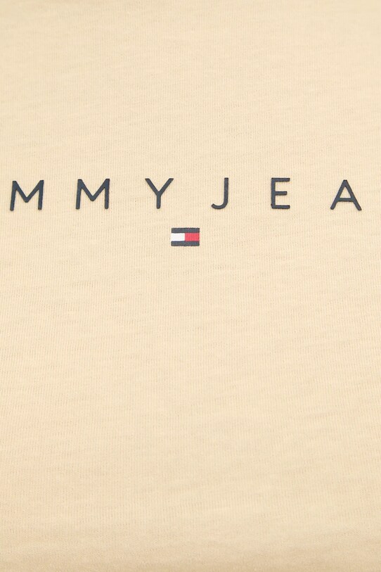 Tommy Jeans tricou din bumbac DW0DW18398 galben