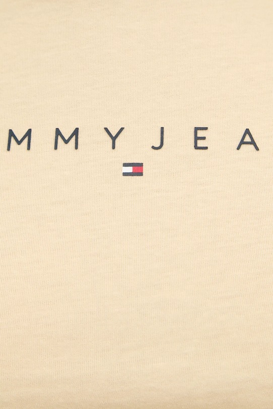 Tommy Jeans tricou din bumbac DW0DW18398 galben