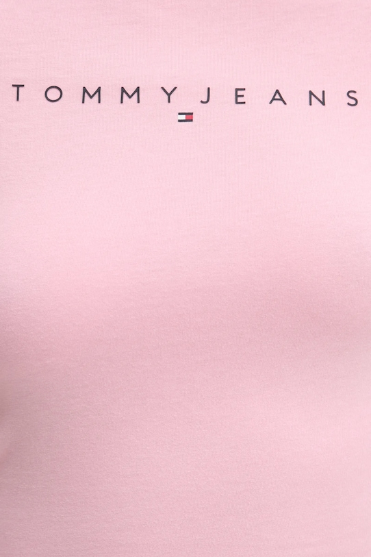 Tommy Jeans tricou din bumbac DW0DW18398 roz