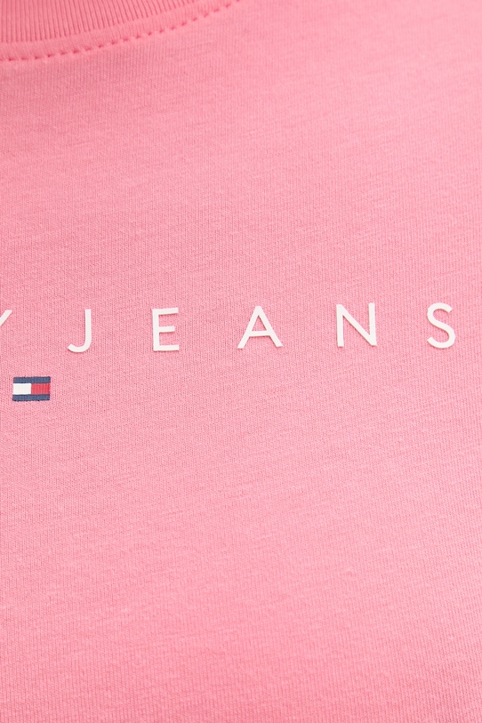 Tommy Jeans tričko dámské bavlněné DW0DW18398 růžová