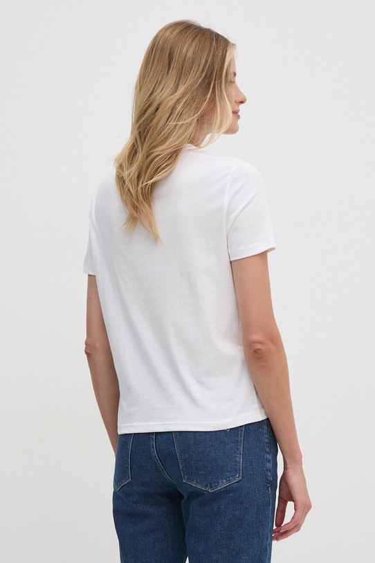 Odzież Tommy Jeans t-shirt bawełniany DW0DW18441 biały