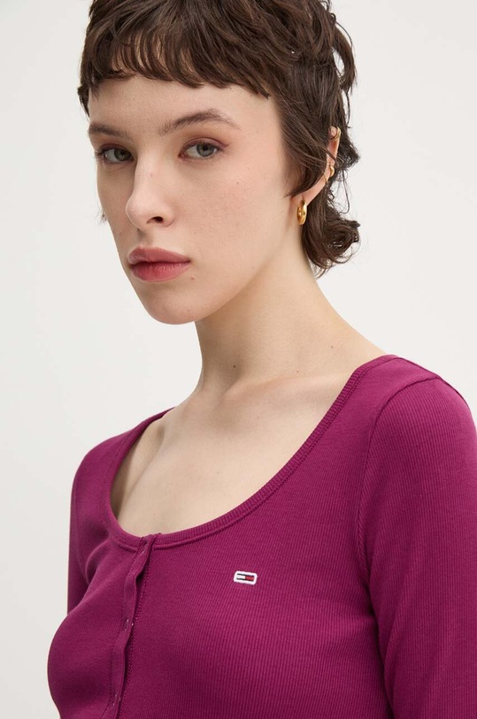 Tommy Jeans longsleeve violet DW0DW18431