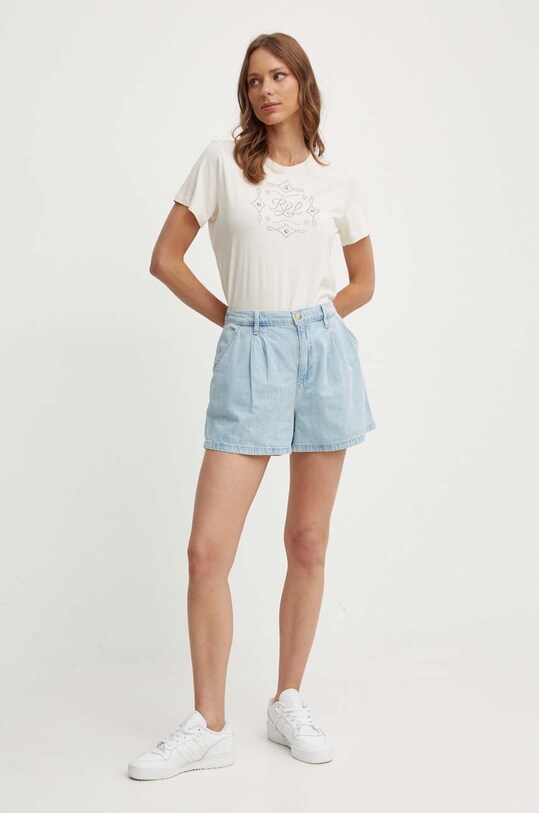 Футболка Lauren Ralph Lauren 200940495 бежевий AW24