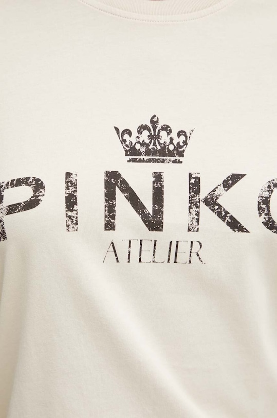 Pinko t-shirt 100355.A2A3 beżowy