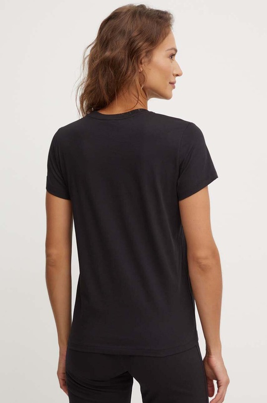 Bavlněné společenské tričko Emporio Armani Underwear 164720.4F227 černá AW24