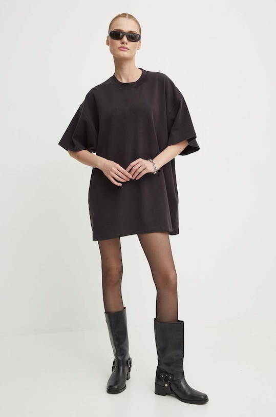 Тениска Won Hundred 3106.12074 черен AW24