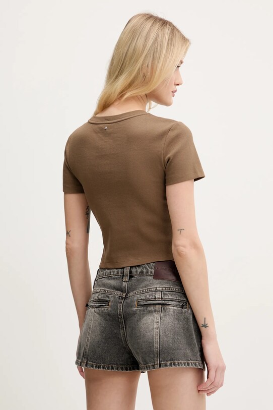Îmbrăcăminte Miss Sixty tricou 6L1SJ4300000 maro