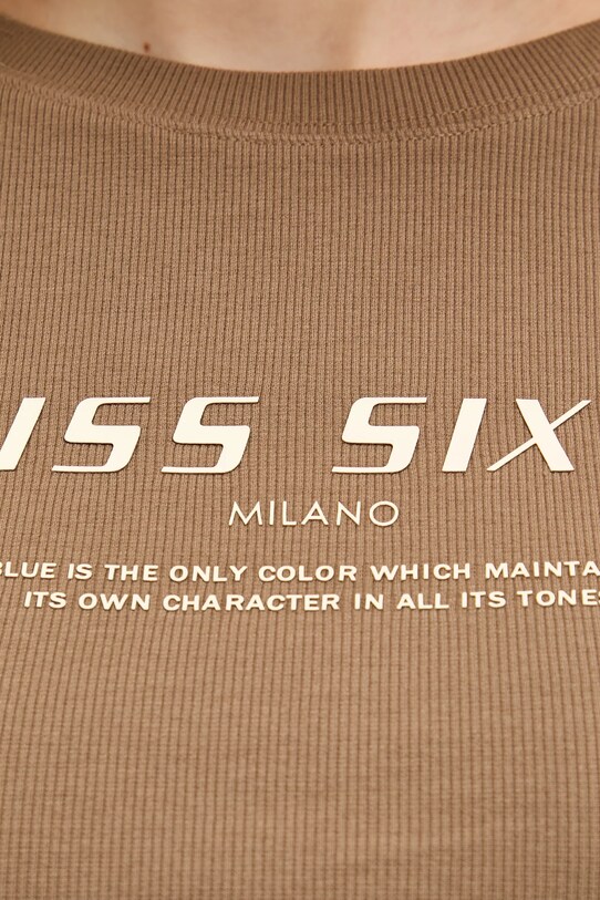 Miss Sixty tricou 6L1SJ4300000 maro