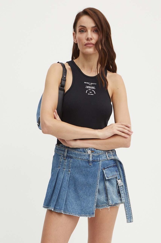 Miss Sixty top 6L1SJ4190000 SJ4190 print negru 6L1SJ4190000