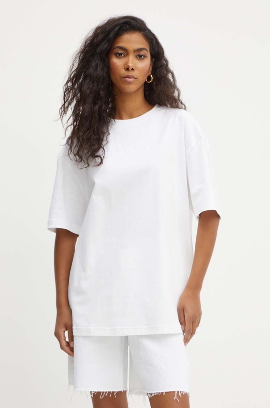 Miss Sixty t-shirt bawełniany 6L2SJ2120000 SJ2120 T-SHIRT biały 6L2SJ2120000
