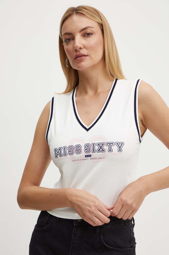 Miss Sixty top 6L2SJ1450000 SJ1450 N/S T-SHIRT alb 6L2SJ1450000